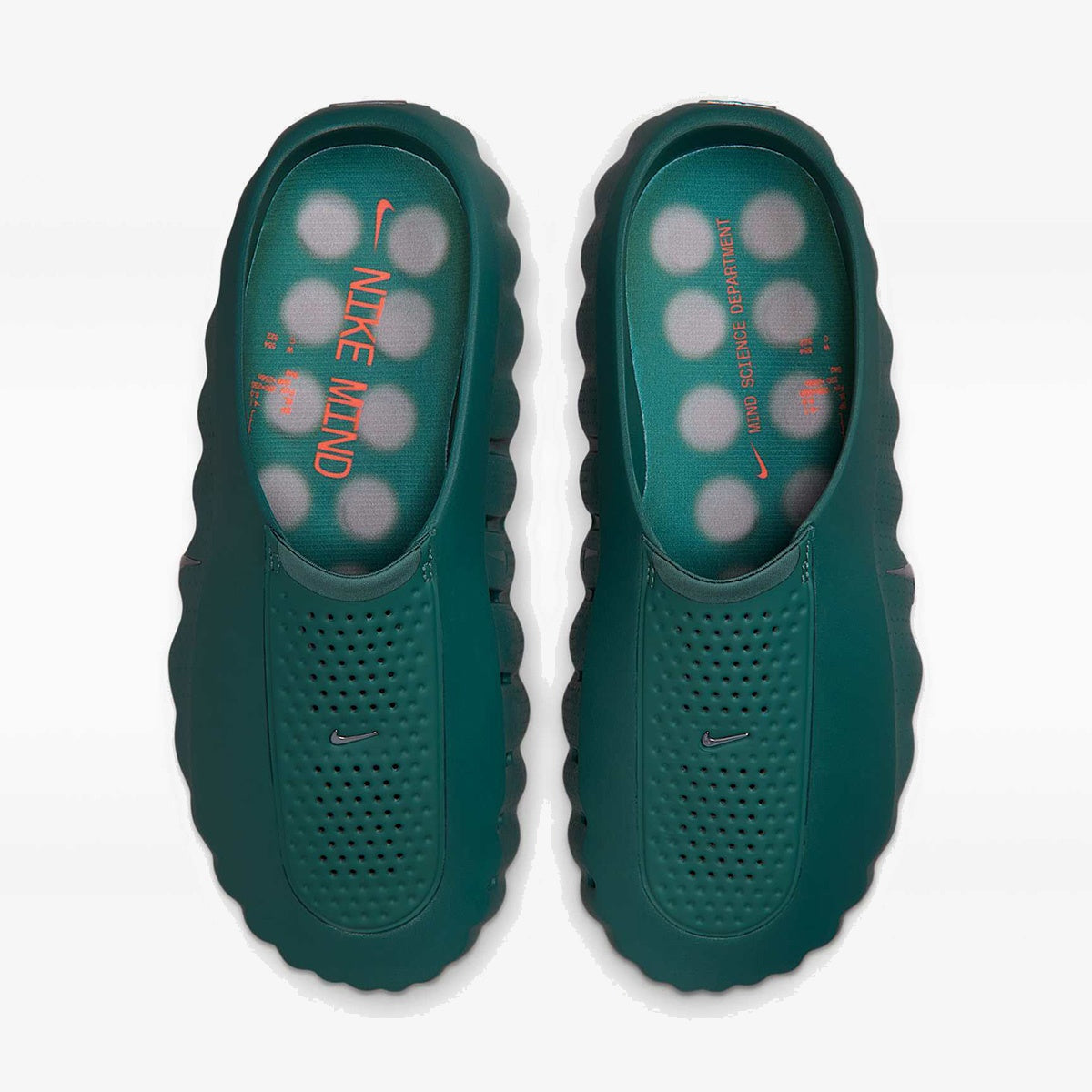 Nike Mind 001 Men's Pregame Mules – Green – Cushioned Sensory Slides